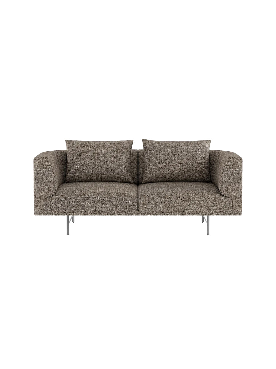 Vipp - Chimney 2-Sitzer-Sofa - Bark - Rostfrei Stahl Gestell - Jacobsen Plus