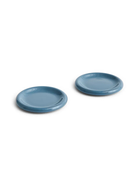 Barro Plate Ø18, Set á 2 Stk. von HAY - Dunkelblau - Jacobsen Plus