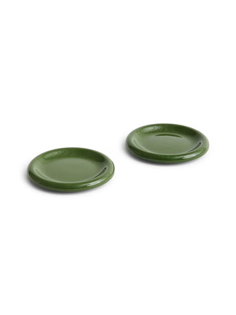 Barro Plate Ø18, Set á 2 Stk. von HAY - Grün - Jacobsen Plus