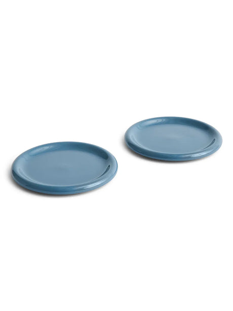 Barro Plate Ø24, Set á 2 Stk. von HAY - Dunkelblau - Jacobsen Plus