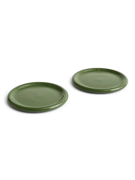 Barro Plate Ø24, Set á 2 Stk. von HAY - Dunkelblau - Jacobsen Plus