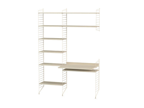 Kontor, bundle G fra String - Beige - ask - Jacobsen Plus
