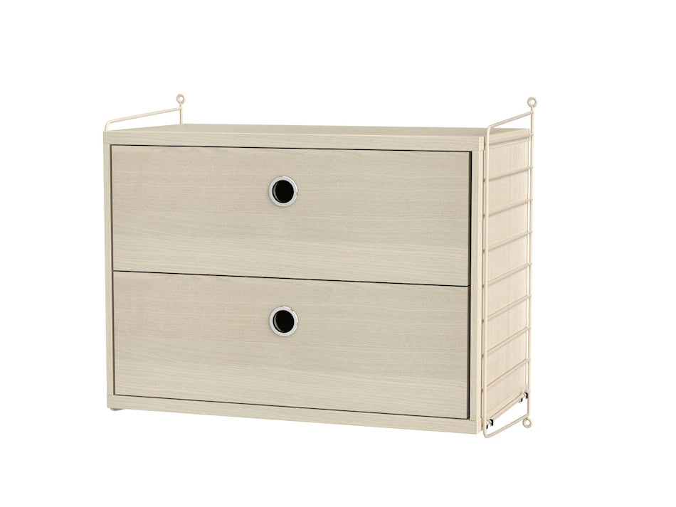 Soveværelse, bundle A fra String - Beige - ask - Jacobsen Plus
