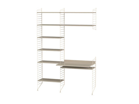 Kontor, bundle G fra String - Beige - beige - Jacobsen Plus