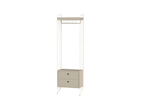 Hallway M, entréreol fra String Furniture - Beige - beige - Jacobsen Plus