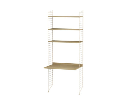 Büro, Bundle A von String - Beige - Eiche - Jacobsen Plus