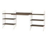 Kontor, bundle D fra String - Beige - valnød - Jacobsen Plus