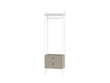 Hallway M, entréreol fra String Furniture - Beige - hvid - Jacobsen Plus