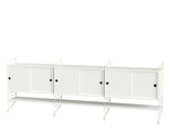 Reol, Living room F fra String - Beige - hvid - Jacobsen Plus