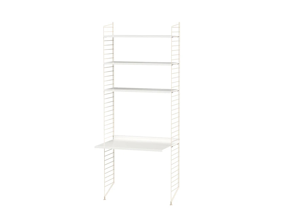 Kontor, bundle A fra String - Beige - hvid - Jacobsen Plus
