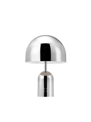 Bell Portable Tischleuchte, silber von Tom Dixon