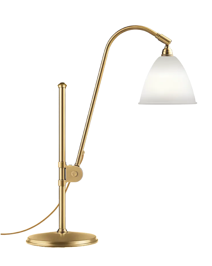 Bestlite BL1 Bordlampe fra GUBI - Porcelæn - Messing - Jacobsen Plus