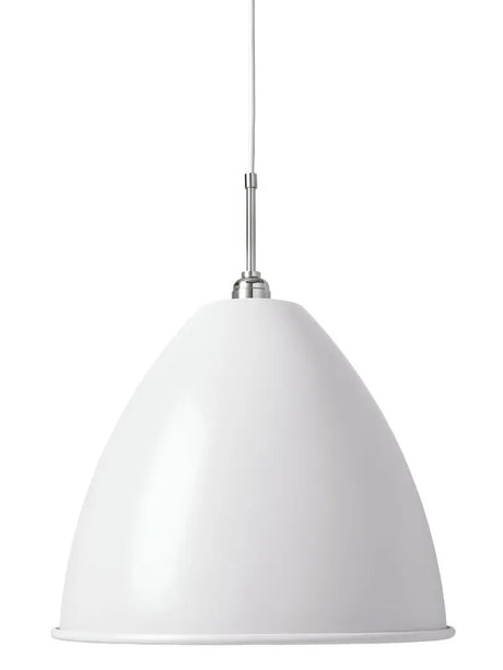 Bestlite BL9L Pendelleuchte Ø40 von GUBI - Mattweiß - Chrom - Jacobsen Plus