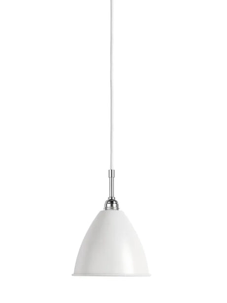 Bestlite BL9S Pendelleuchte Ø16 von GUBI - Mattweiß - Chrom - Jacobsen Plus