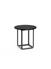 Florence Beistelltisch Ø50, black marquina von New Works