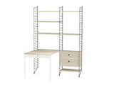 Büro, Bundle E von String - Schwarz - Esche - Jacobsen Plus
