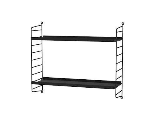 Soveværelse, bundle B fra String - Sort - sort - Jacobsen Plus