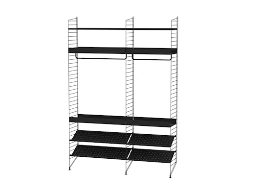 Soveværelse, bundle C fra String - Sort - sort - Jacobsen Plus