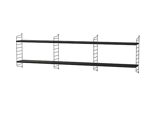 Soveværelse, bundle E fra String - Sort - sort ask - Jacobsen Plus