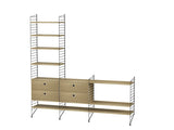 Reol, Living room J fra String - Sort - eg - Jacobsen Plus