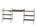 Kontor, bundle D fra String - Sort - valnød - Jacobsen Plus