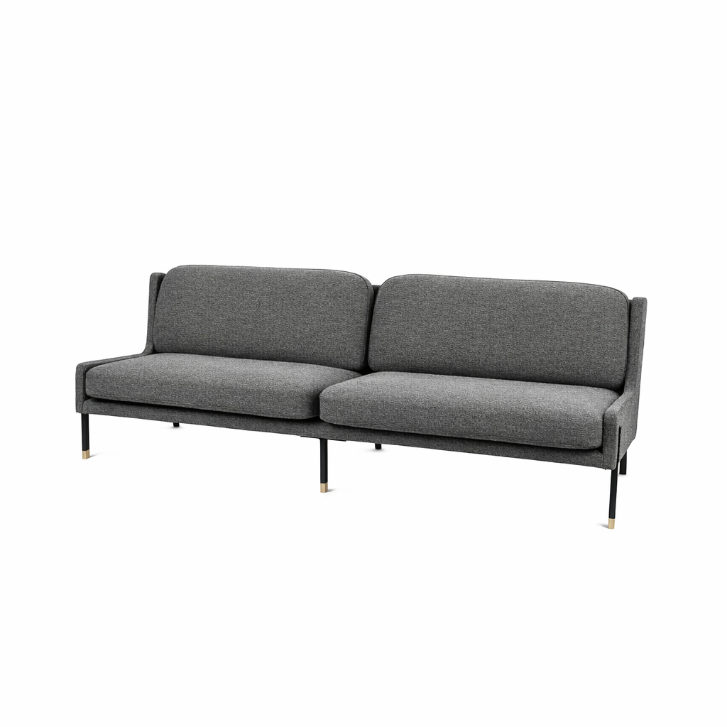 Blink 3-Pers Sofa, Steelcut Trio 124 HR Black sand/gold von Stellar Works - 1 - Jacobsen Plus