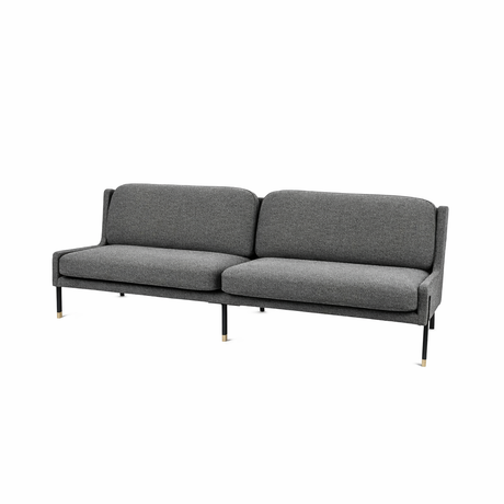 Blink 3-Pers Sofa, Steelcut Trio 124 HR Black sand/gold von Stellar Works - 1 - Jacobsen Plus