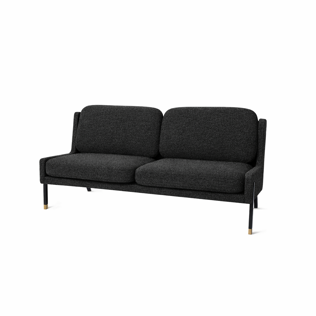 Blink 2-pers Sofa, Main Line Flax 28 HR Black sand/gold von Stellar Works - 1 - Jacobsen Plus