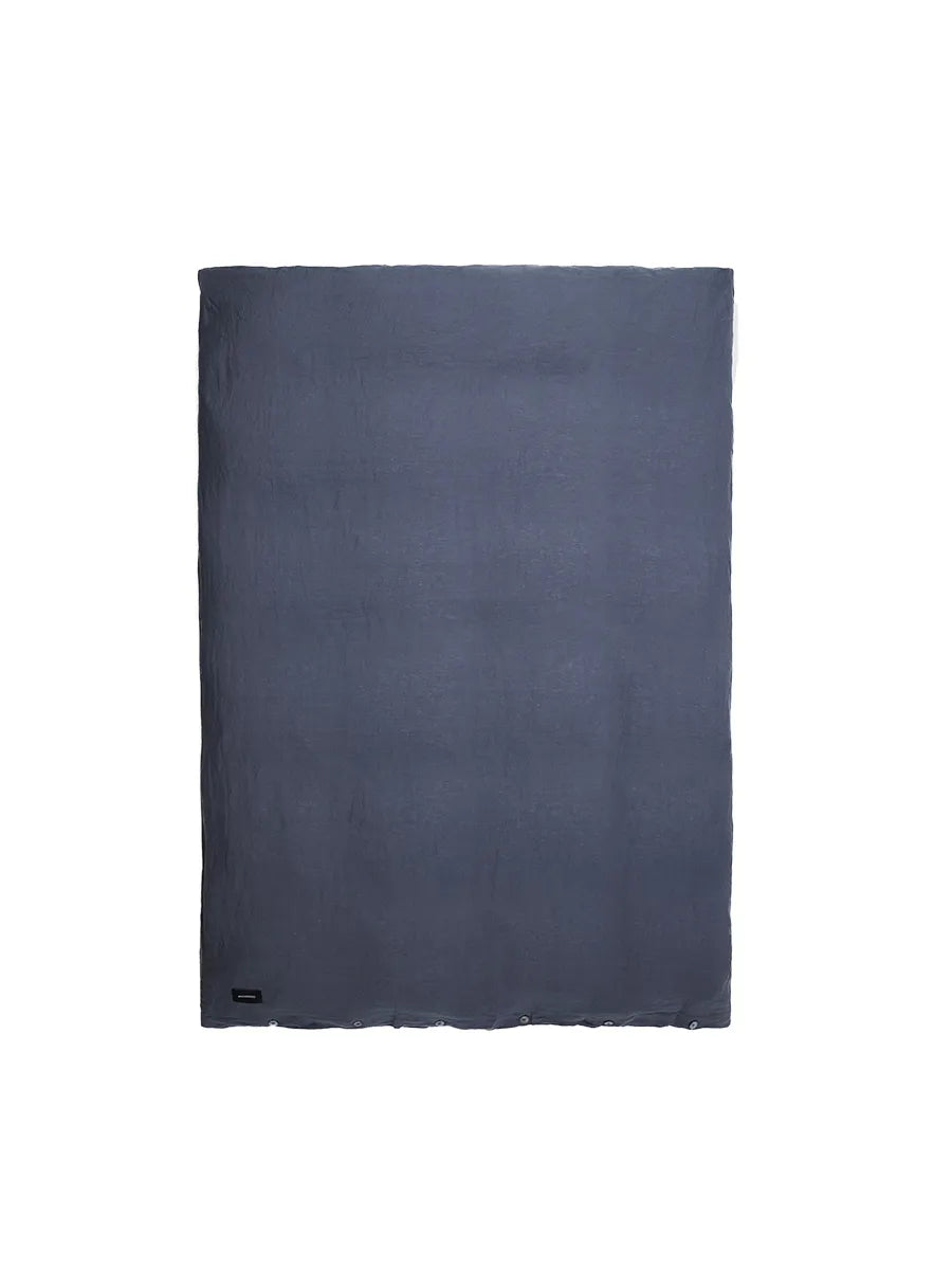 Mother Linen Duvet Cover Single 140x220 cm von Magniberg - Bläulichgrau - Jacobsen Plus