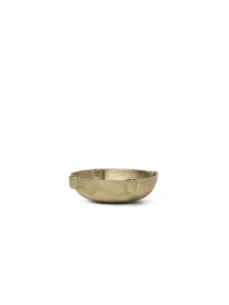 Bowl Candle Holder Messing, Small von Ferm Living - 1 - Jacobsen Plus