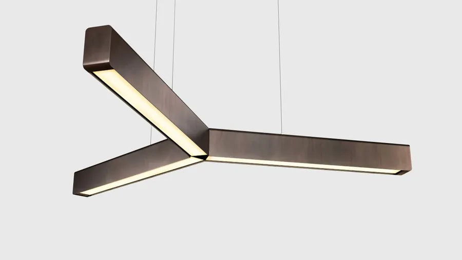 Y Model Pendelleuchte von Anour - Brüniertes Kupfer - Jacobsen Plus