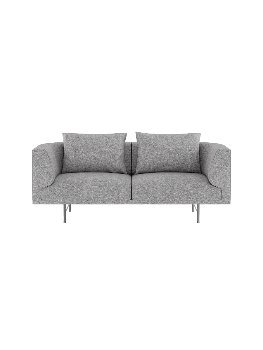Vipp - Chimney 2-Sitzer-Sofa - Brook - Rostfrei Stahl Gestell - Jacobsen Plus
