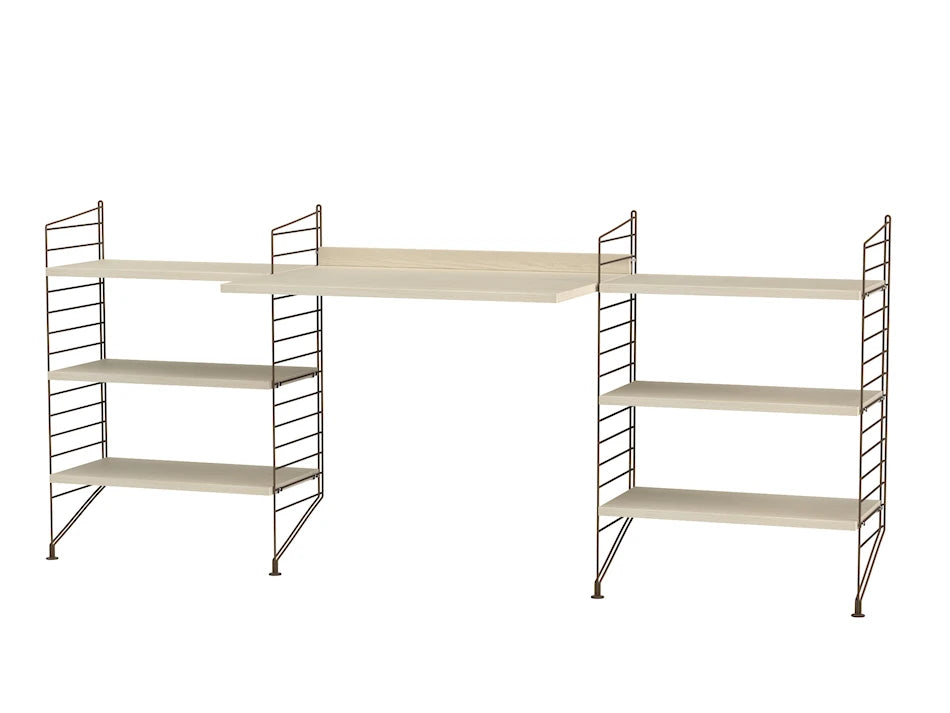 Kontor, bundle D fra String - Brun - ask - Jacobsen Plus