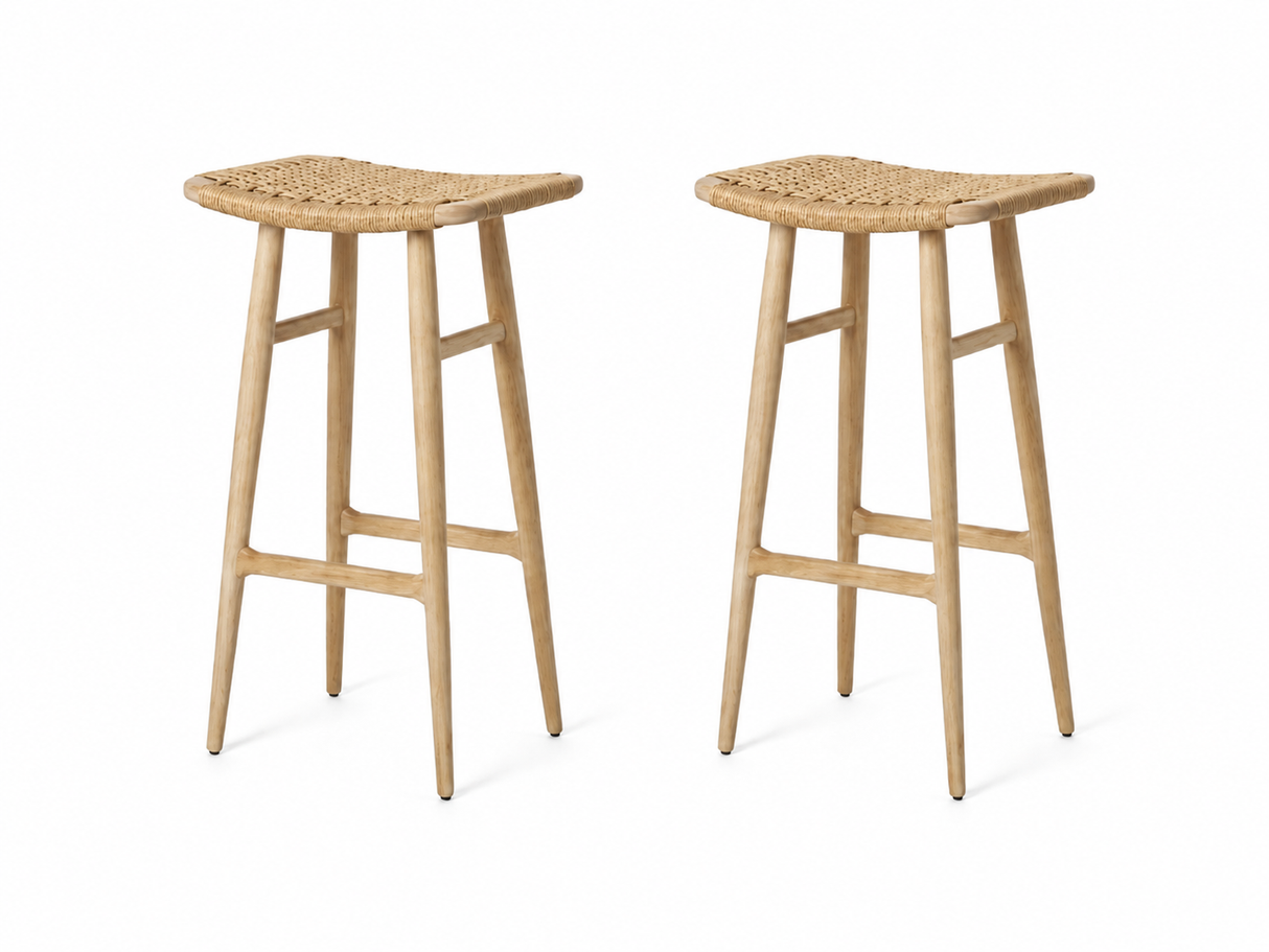 Stellar Works Freja Barstole H75 i Eg med Papirflet - 2 stk. - 1 - Jacobsen Plus