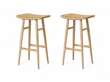 Stellar Works Freja Barstole H75 i Eg med Papirflet - 2 stk. - 1 - Jacobsen Plus