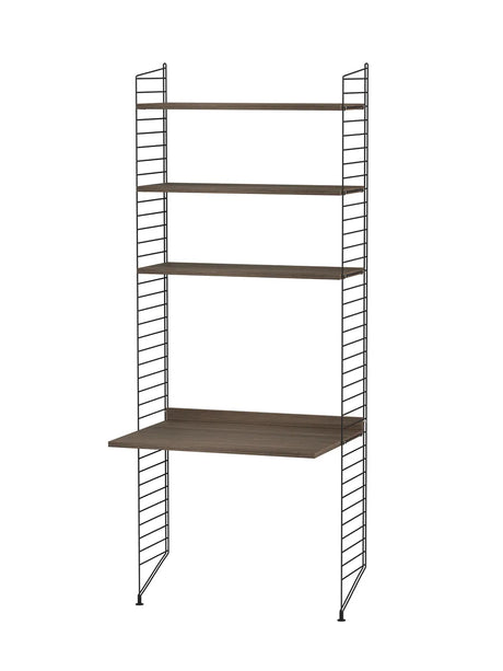 Büro, Bundle A von String - Schwarz - Walnuss - Jacobsen Plus
