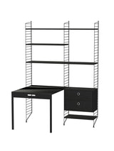 Büro, Bundle E von String - Schwarz - schwarz Esche - Jacobsen Plus