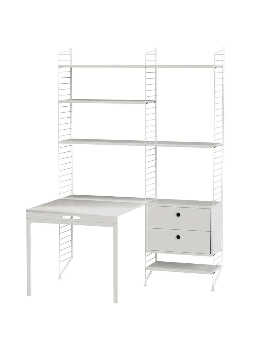 Büro, Bundle E von String - Weiß - weiß - Jacobsen Plus