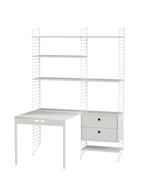 Büro, Bundle E von String - Weiß - weiß - Jacobsen Plus