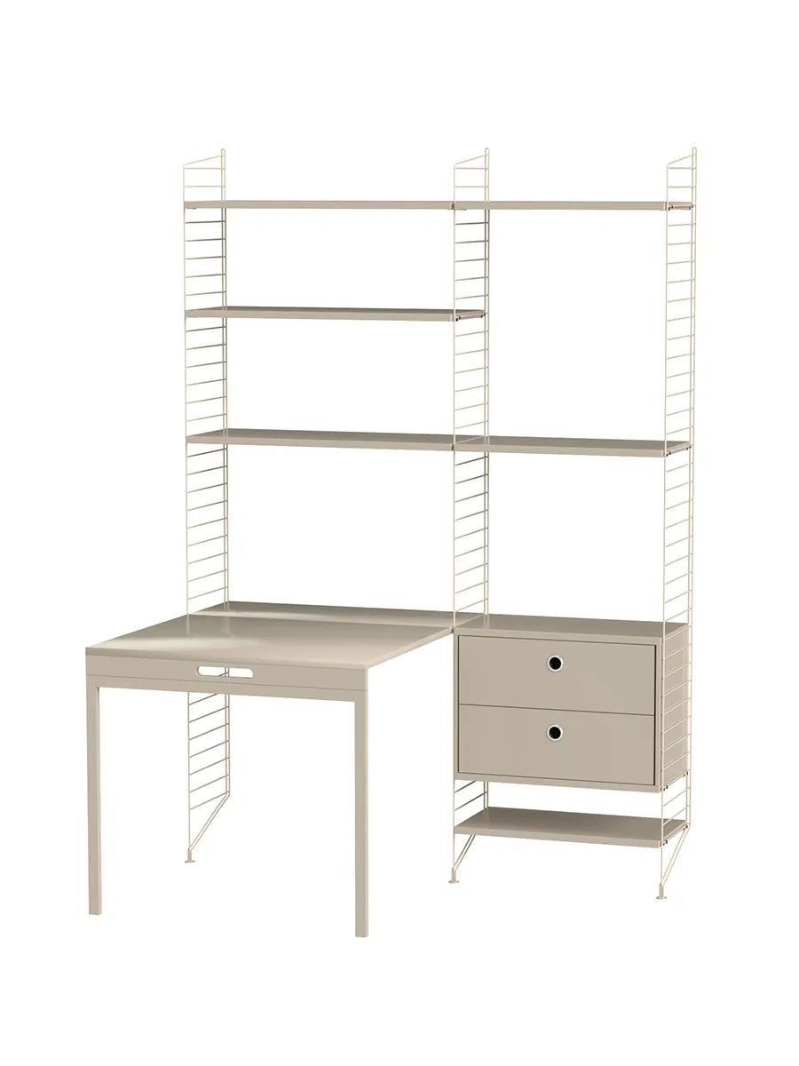 Büro, Bundle E von String - Beige - Beige - Jacobsen Plus