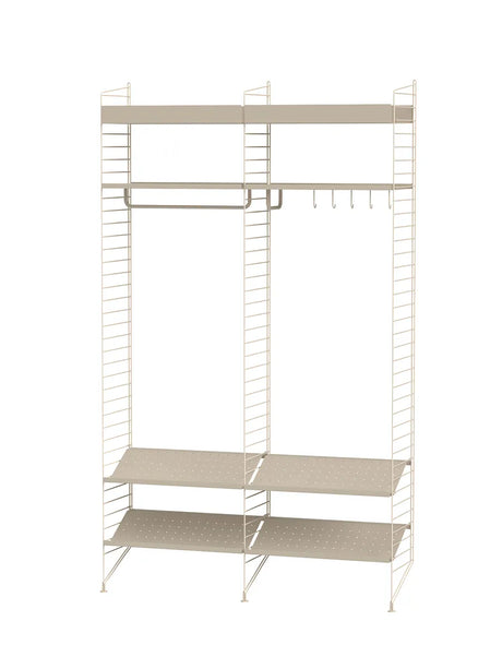 Hallway K, Eingangsregal von String Furniture - Beige - Jacobsen Plus