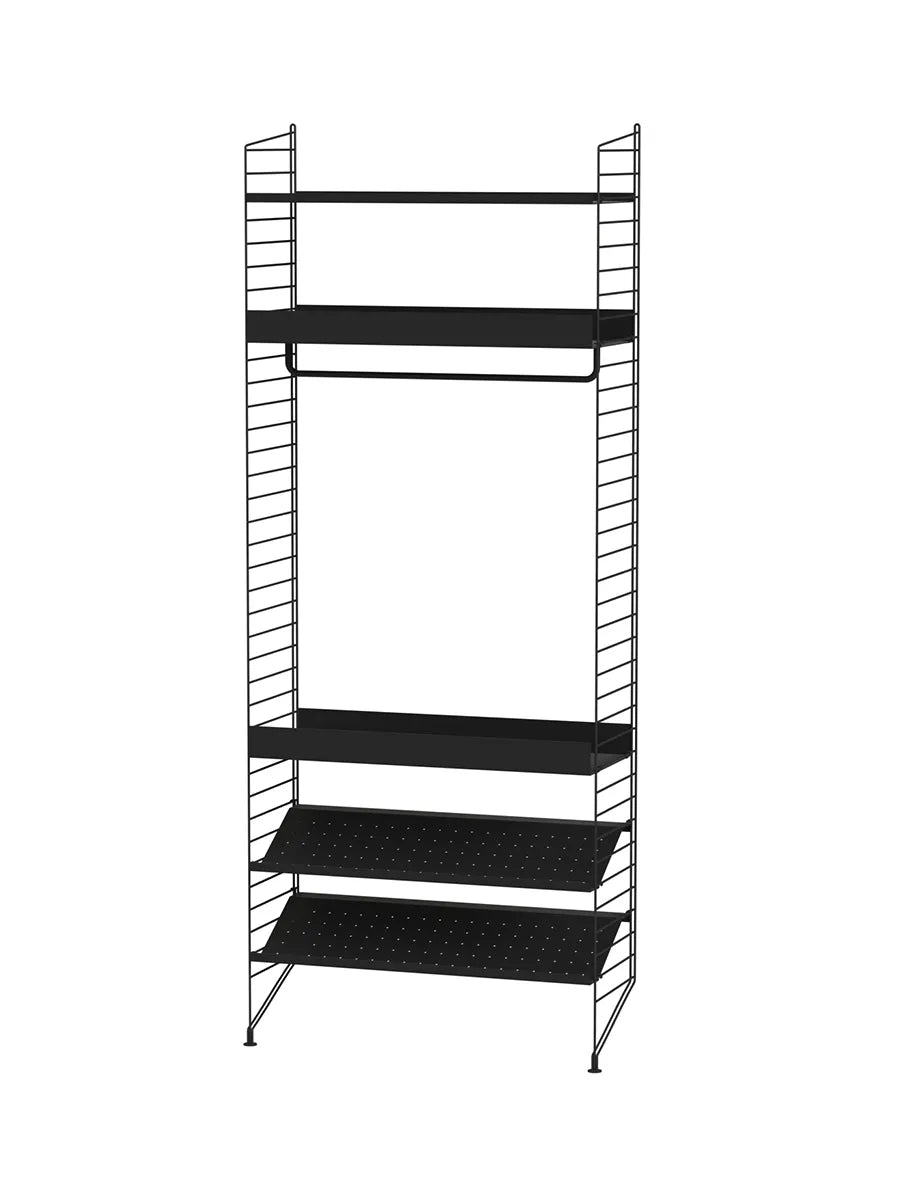Soveværelse, bundle D fra String - Sort - Jacobsen Plus