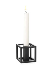Kubus 1 Kerzenständer, Schwarz von Audo Copenhagen