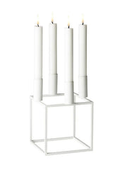 Kubus 4 Kerzenständer, Weiß von Audo Copenhagen