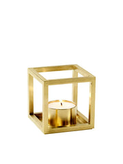 Kubus T Kerzenständer, goldbelagt fra Audo Copenhagen