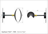 Eye Small Wall Lamp af Serge Mouille - 4 - Jacobsen Plus