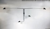 Big Wall Lamp m/4 Rotierende Gerade Arme von Serge Mouille - 5 - Jacobsen Plus