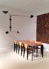 Big Wall Lamp m/4 Rotierende Gerade Arme von Serge Mouille - 2 - Jacobsen Plus