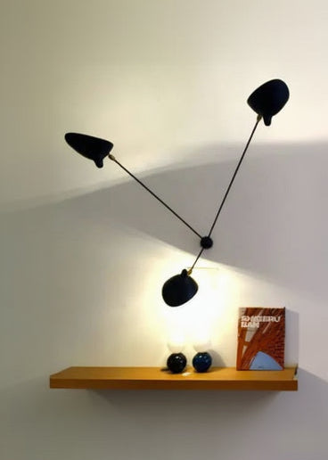 Spider Big Wall Lamp mit 3 festen Armen von Serge Mouille - 2 - Jacobsen Plus