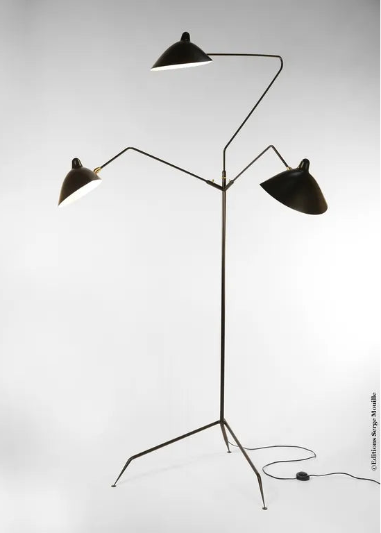 Standing Lamp w/3 Heads/Arms af Serge Mouille - 2 - Jacobsen Plus